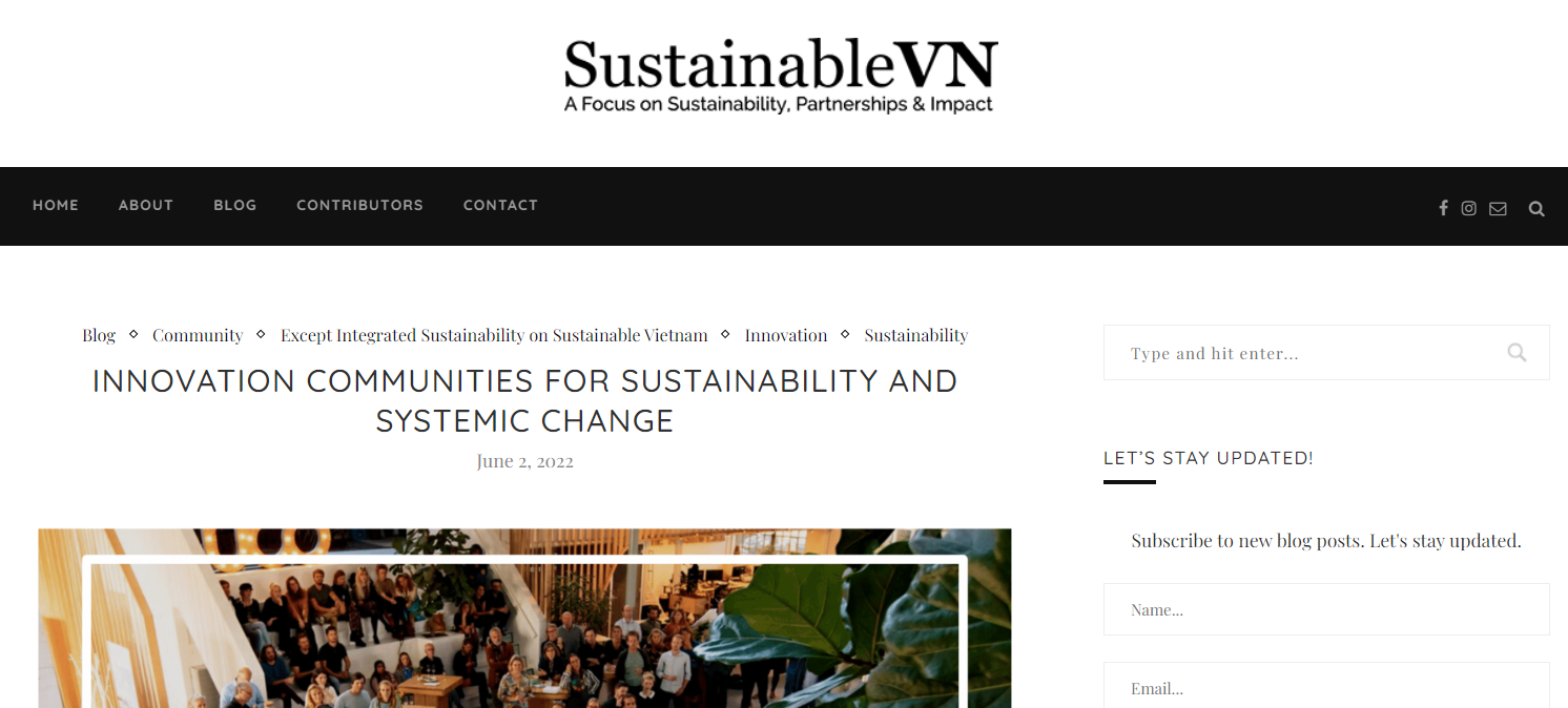 Sustainable Vietnam