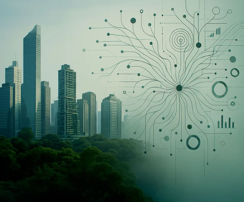 Visualisation of a regenerative city neighbourhood