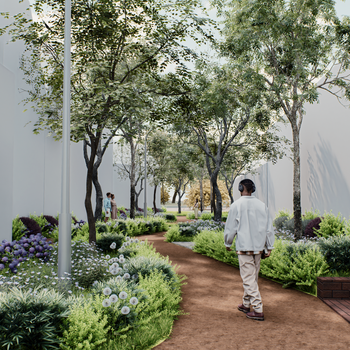 Edelstenenbuurt - after-situation visualization