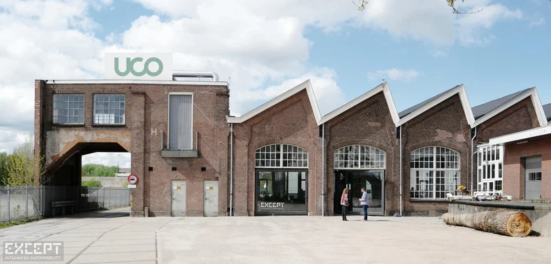 UCo exterior, the former train depot facade