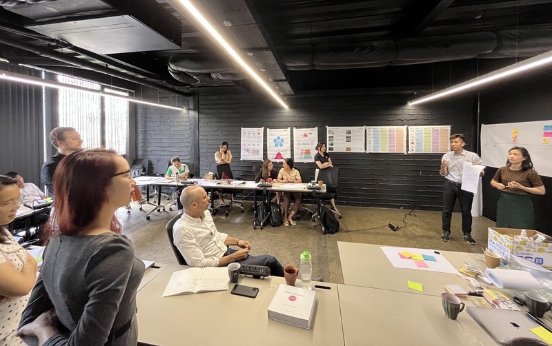 Starprint team at sustainability planning board